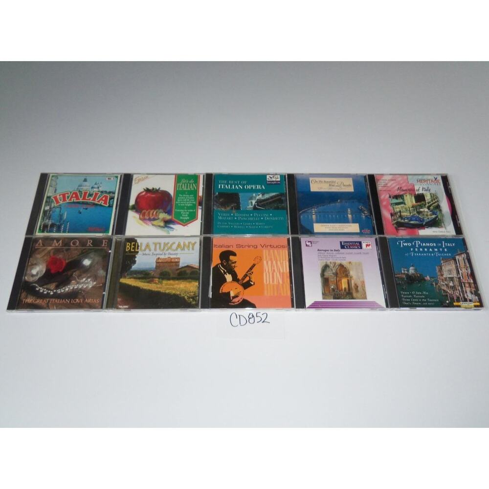 Italy 10 CD Lot Band Instrument Italian Opera Music Classical -0618CD852